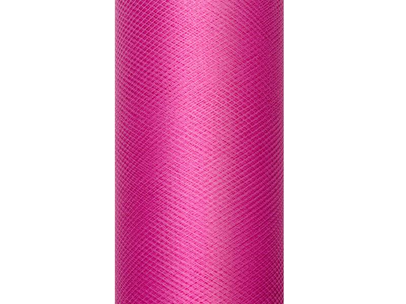 Tüll glatt, fuchsia, 0,15 x 9m (1 Stk. / 9 lfm) - FeierGlanz